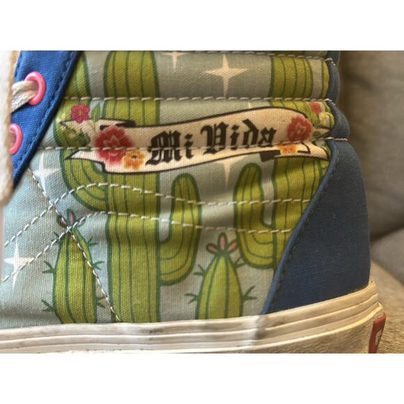 Vans sk8 hi "Mi Vida" Men's size 8/Women's 9.5 - Picture 6 of 7